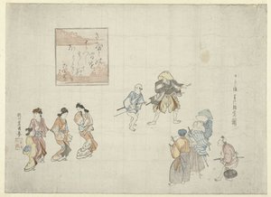 Scene i Yoshiwara av Utagawa Toyokuni (I)