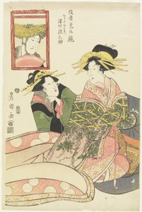 "Miro s of a c and r Paro visdom s, Sawamura Gennosuke as s Fujiya Izaemon", januar 1807 av Utagawa Toyokuni