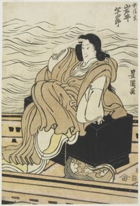 Skuespilleren Iwai Hanshiro_ som kvinnen Seigen, 1804-1825 av Utagawa Toyokuni
