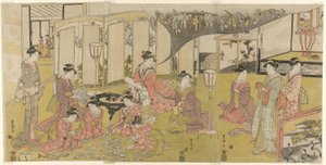 Kortspillet av Utagawa Toyokuni I