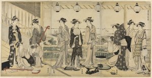 De fire årstidene i sør (Minami Shiki): Sommerscene av Utagawa Toyokuni I