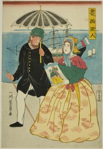 Russisk idé (russisk) av Utagawa Yoshikazu