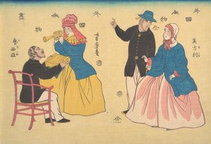 Engelske og russiske par, 1. måned, 1861.