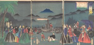 Frankrike furansukoku, 2. måned, 1865. av Utagawa Yoshitora