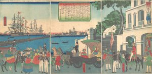 The Port of London England, 2. måned, 1862.