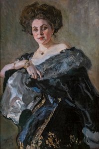 Portrett av Evdokia Sergeevna Morozova av Valentin Aleksandrovich Serov