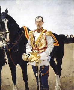 Portrett av storhertug Paul Alexandrovich av Russland 1860-1919, 1897 av Valentin Aleksandrovich Serov