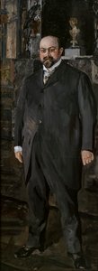 Portrett av Mikhail Abramovich Morozov av Valentin Aleksandrovich Serov