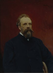 Portrett av Sergei Mikhailovich Tretyakov 1834-1892, 1895 av Valentin Aleksandrovich Serov