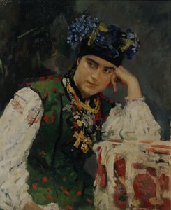 Portrett av Sofia Dragomirov, 1889 av Valentin Aleksandrovich Serov