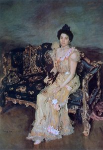 Portrett av Sofia Mikhailovna Botkina, 1899. av Valentin Aleksandrovich Serov