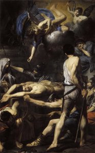 The Martyrdom of Saints Processus and Martinian, 1629. av Valentin de Boullogne