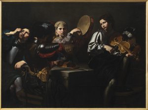 Musikere og soldater av Valentin de Boulogne