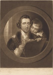 Benjamin West, Esqr R.A. og hans sønn RI West, 1773.