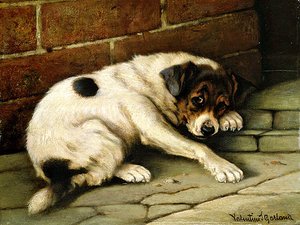 Lovely Companion (olje på panel)