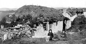 Crofters houses, Stornoway, Lewis, Western Isles, Skottland, 1924-1926.