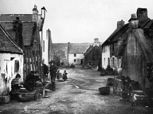 I fiskerbyen, Cromarty, Skottland, 1924-1926.