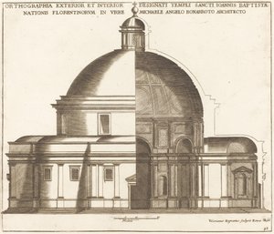 Del av kirken St. Johannes døperen av Valerien Regnard