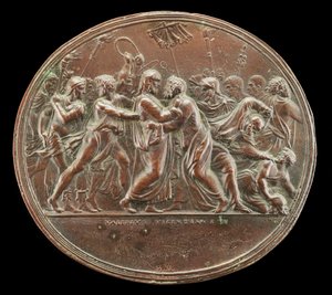 The Betrayal of Christ, 1525 eller senere. av Valerio Belli