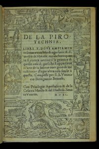 Av pyroteknikk av Vannoccio Biringucci