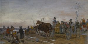 Hellig lørdagskveld, slutten av 1860-tallet-begynnelsen av 1870-tallet av Vasili Grigorevich Perov
