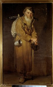 Vagabonden. Maleri av Vasily (Vasily) Perov (1833-1882)