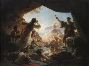 Zeitun-opprøret i 1862 av Vasili Grigorievich Khudyakov