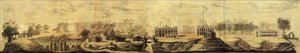Panoramautsikt over Tsaritsyno Design, 1776 av Vasili Ivanovich Bazhenov