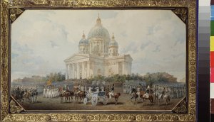 Paraden foran Saint Isaac