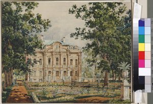 Egen Dacha av keiser Alexander II i Peterhof av Vasili Semenovich Sadovnikov