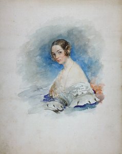 Portrett av prinsesse Maria Ivanovna Kochubey, født Baryatinskaya 1818-1843, 1846 av Vasili Semenovich Sadovnikov