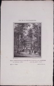 Utsikt over St. Petersburg. Saint Michaels Castle, 1833 av Vasili Semenovich Sadovnikov