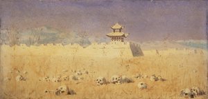 Ruins in Chuguchak, Xinjiang, 1869 av Vasili Vasilievich Vereshchagin