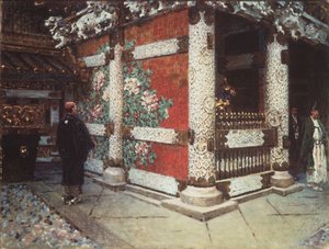 Shinto-helligdommen i Nikko, 1903 av Vasili Vasilievich Vereshchagin