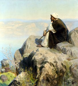 Drømmer av Polenov, Vasili Dmitrievich (1844-1927). Olje på lerret