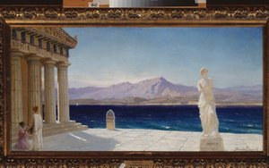 Ancient Landscape (Hellas) - Ancient Landscape - Maleri av Vasili Dmitrievich Polenov (1844-1927), olje på lerret