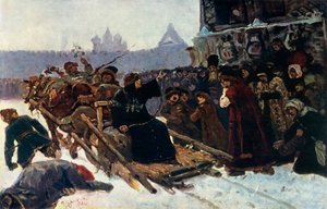 Boyar Morozova en studie, 1881, 1965.