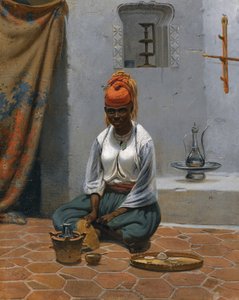 Lage te i Alger, 1840-tallet.