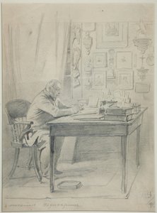Portrett av forfatteren Faddei Bulgarin 1789-1859, 1840-tallet