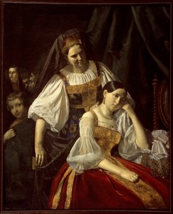 ""Les preparatifs de voyage"" Peinture de Vassili Feklistov (Feklistoff) (19eme siecle) 1848 Dim 141x114 cm State Russian Museum, Saint Petersburg (Petersbourg)   1398629   no       norwegian Successfully Translated  Original: The Leycester Hospital (colou av Vassili Feklistov