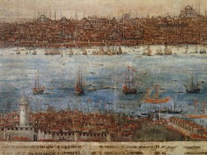 Konstantinopel, maleri av ukjent venetiansk kunstner, Tyrkia