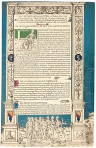 "Historia Naturalis" av Plinius den eldste, 1476 av Venetian School