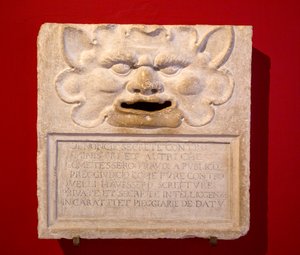 Sannhetens munn (Bocca di Leone) (marmor) av Venetian School