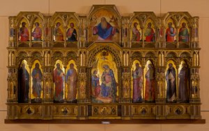 Polyptych of the Annunciation (Lion Polyptych) av Veneziano Lorenzo