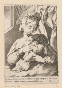 Mary som ammer barnet S. Maria Aegypiana (tittel på objekt)