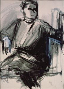 Selvportrett, 1934 av Vera Mikhailovna Yermolayeva
