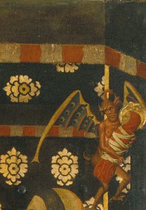 Fødselen til Saint Stephen Detalj av Vergós Family