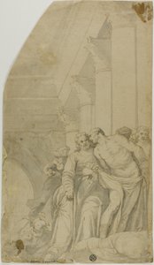 Kristus helbreder de syke ved bassenget i Bethesda av Veronese (Paolo Caliari)