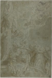 Mystisk ekteskap av Saint Catherine av Veronese (Paolo Caliari)