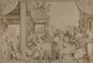 Kristus i huset til Simon, sent på 1600-tallet - begynnelsen av 1700-tallet av Veronese